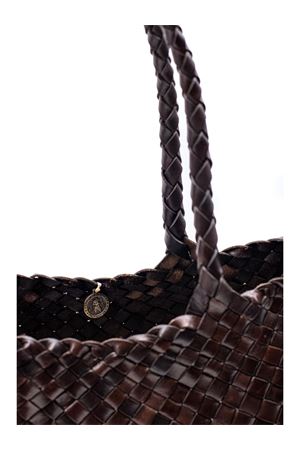 Santa Croce Big dark brown tote bag DRAGON DIFFUSION | 8892DGS6MATDKBROWN